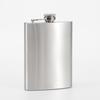 Stainless Steel Hip Flask with Plastic Lid, 1-18 oz Capacity, Portable Baijiu Bottle for Camping