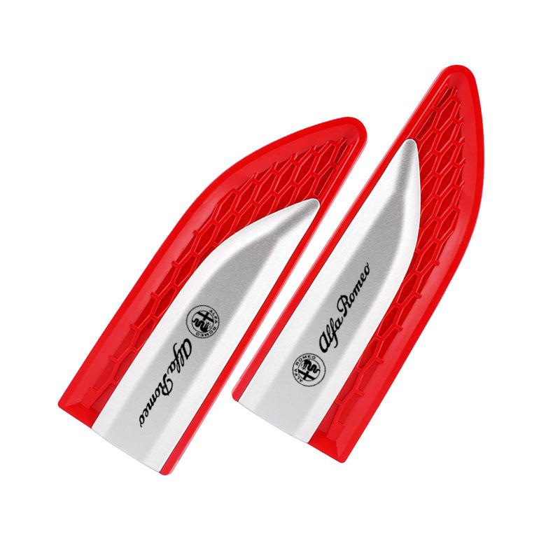 CZHHO1 Car Side Vent Sticker Fender Sticker Car Side Deco Universal For Alfa Romeo giulia stelvio giulietta 159 147 156 166 Accessories