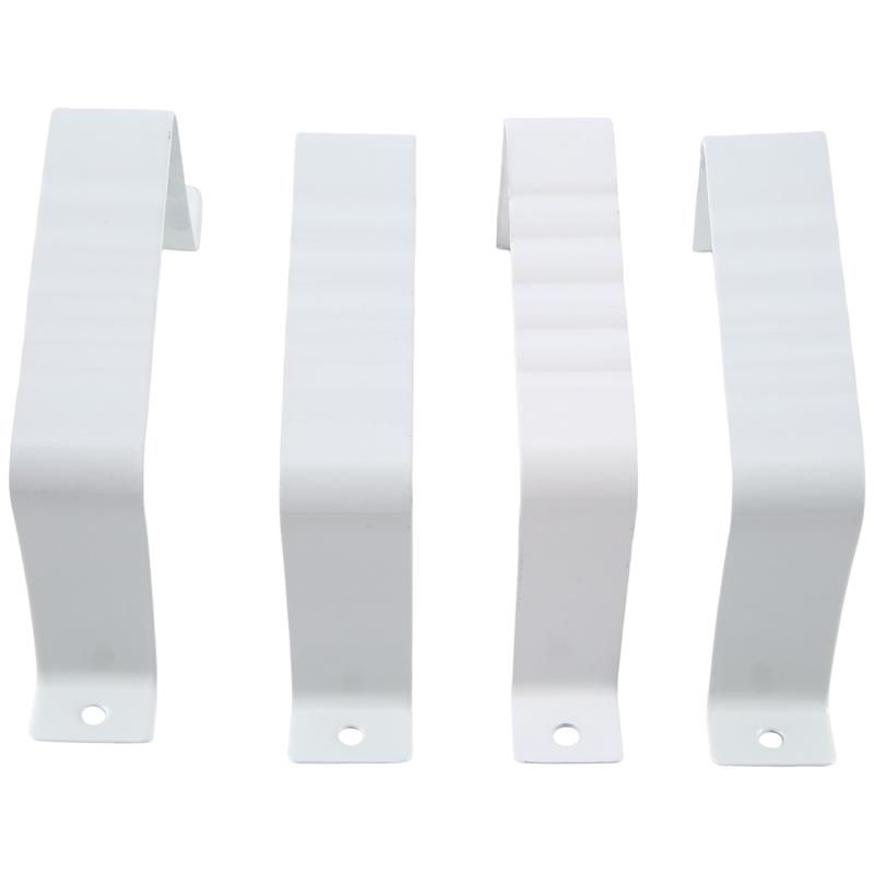 

AD23-Downspout Adapter Gutter Downspout Strap 3X4 Leader Strap 3X4 (4 Pack) белый