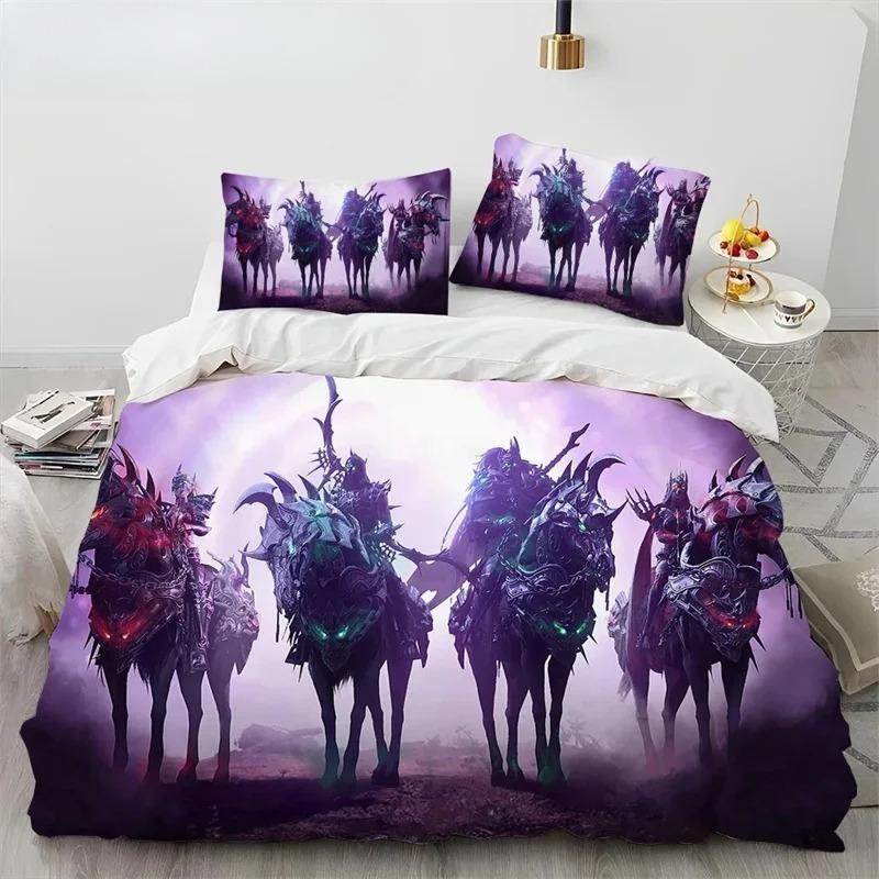 3D Lost ARK Spel Gamer Tecknadstäcke Sängklädesset, Påslakan Sängset Täcke Örngott, King Queen Size Sängklädesset Gåva