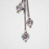 [Pre-owned] VENDOME / 18K White Gold / Diamond / Earrings / J86-13