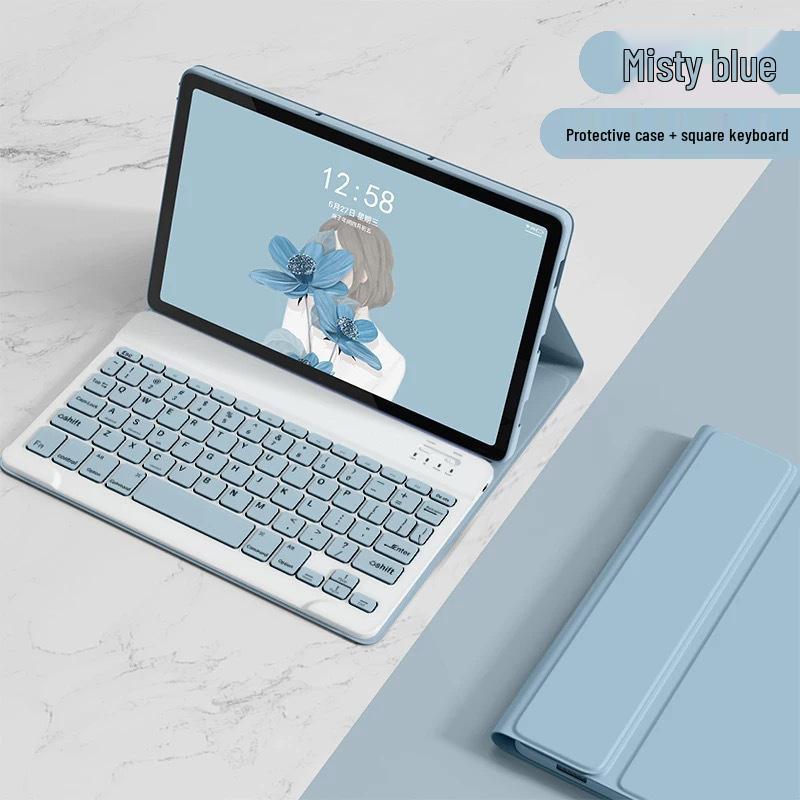 Huawei MatePad Mini Magnetic Keyboard & Leather Case for Honor Pad X7 8.7" with Pen Holder.