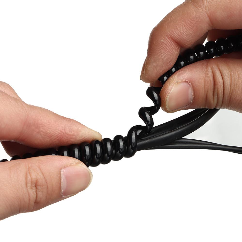 Scootor Brake Cable Cover 90cm Winding Protection Line Cable Winder Organizer Elastic Spiral Wire