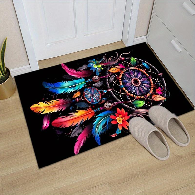 Dreamcatcher Carpet Feather Floor Mat Doormat Welcome Mat Living Room Carpet Large Area Rugs For Bedroom Soft  Home Decor