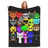Sprunki Song Blanket Picnic Flannel Throw Blanket For Couch Bed Warm Soft Customized Quality Bedspread Gift Idea