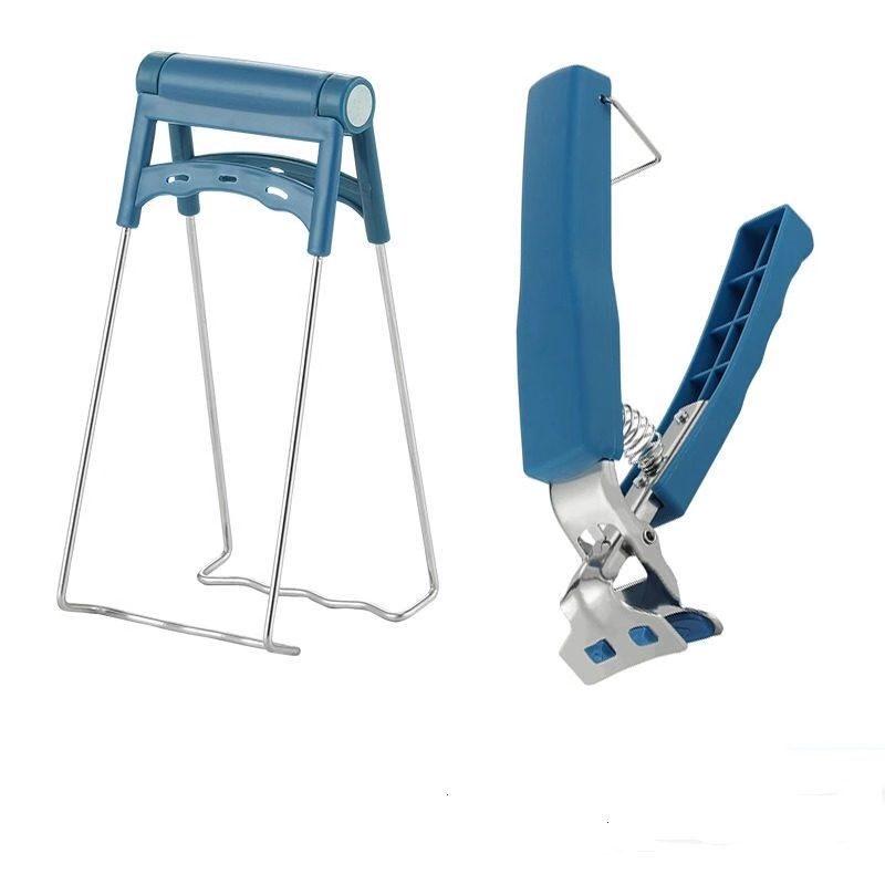 Stainless Steel Non-slip Anti-scalding Kitchen Tongs for Bowls and Plates