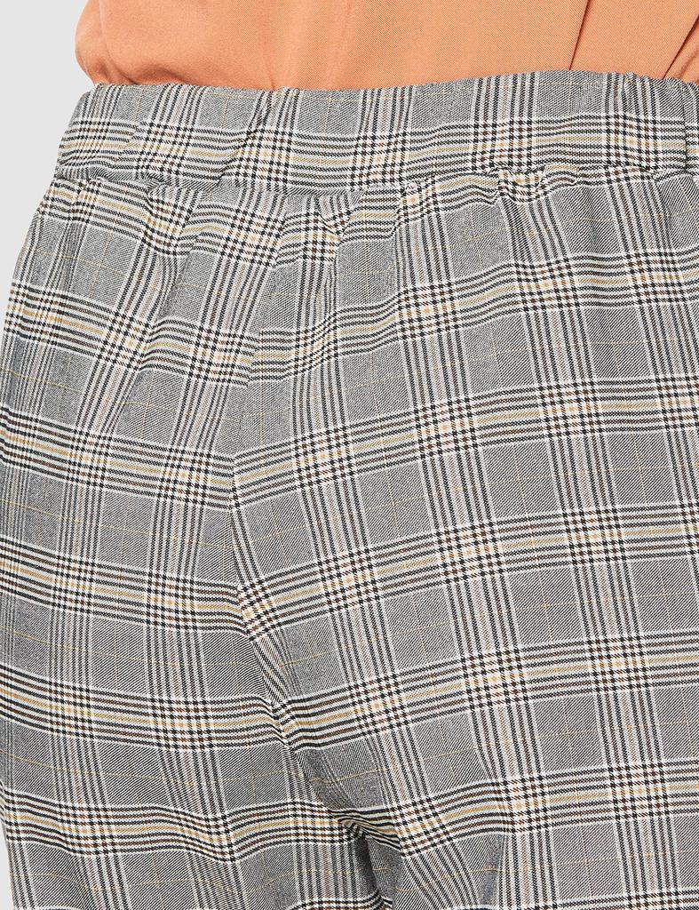 Atsugi COMFORT Straight Leggings with Glen Plaid Size L To Japanese Size Women's Pattern, SPK2837, Gray, (equivalent L)