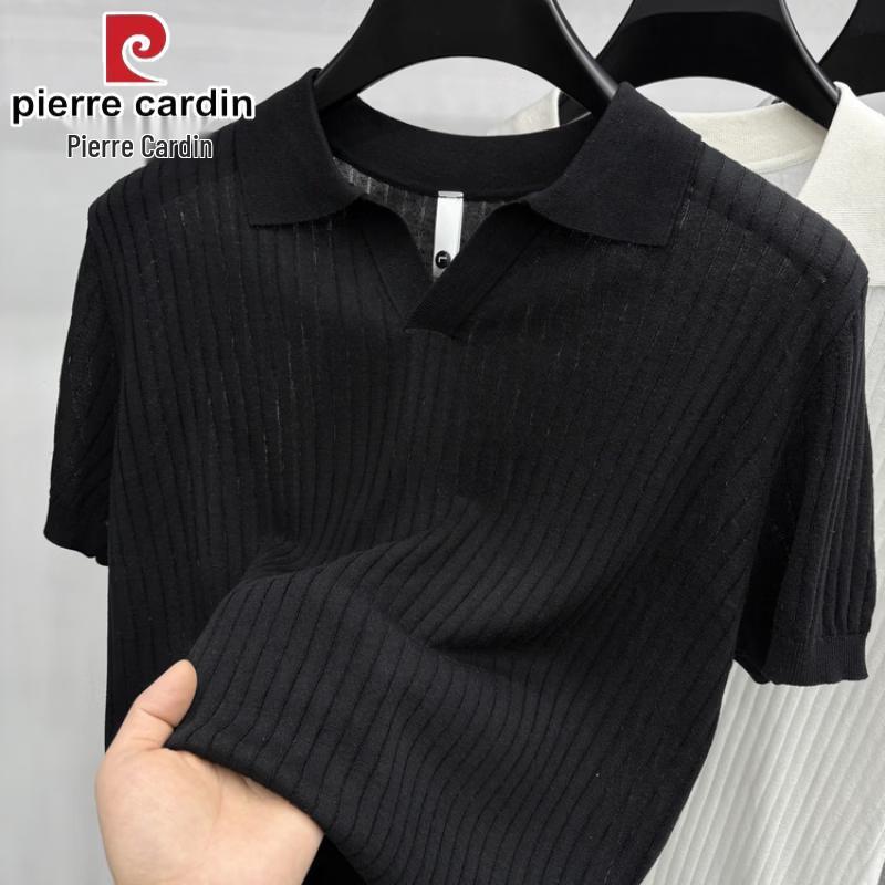Pierre Cardin Men s Tencel Linen Blend Short Sleeve Polo Shirt XL