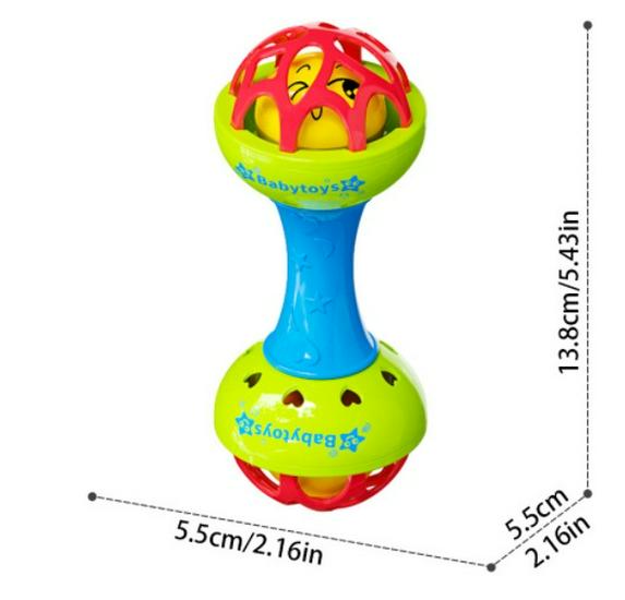 Νεογέννητο Μωρό Κουδουνίστρα και Παιχνίδι Λαβής, 6-12 Μηνών, για Πρώιμη Εκπαίδευση και Παζλ