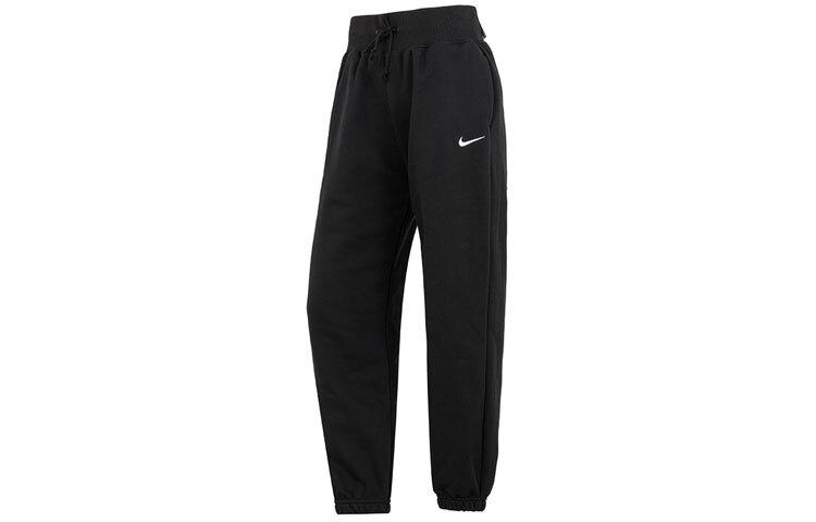 Nike Solid Color Logo Oversize High-Waisted Fleece-Lined Jogger Sweatpants L