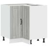 Corner Base Kitchen Cabinet Lucca Grey Sonoma Glued Wood