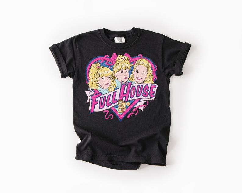Full House Youth Graphic T shirt, Unisex Comfort Colors 160
