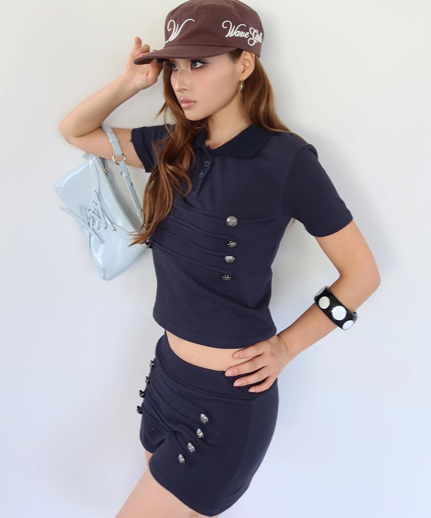 Weibeugeol Napoleon Skirt Pants (3Color)