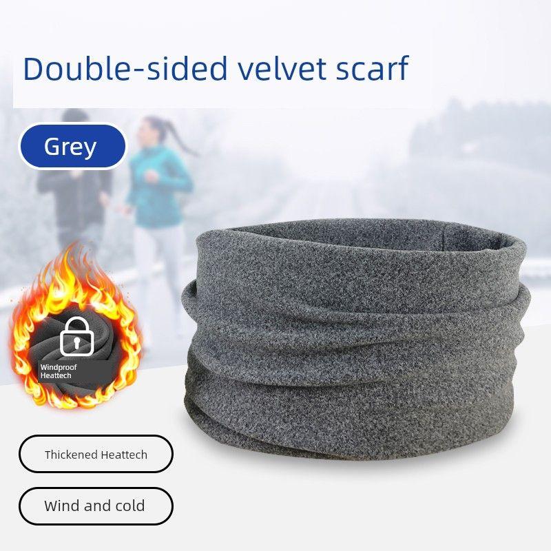 Outdoor Running Small Hat Cold-Proof Fall and Winter Polar Fleece Thickened Skiing Cycling Earmuffs Hat Thermal and Windproof Fleece Hat Men