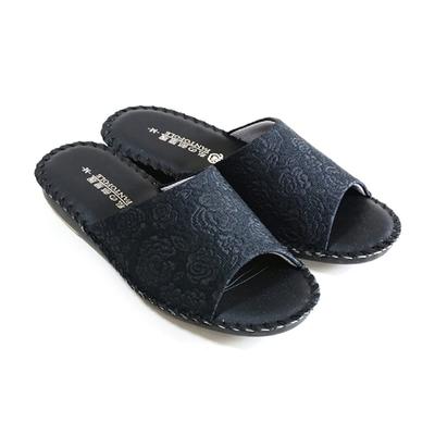 Pansy Room Sandals Slippers 8691 Black Medium