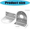 Stainless Steel LED Light Bracket Support with Watermelon Design Universal Fit for Cars Motorcycles Easy Tool Free Mount