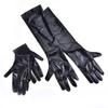 Stretch Pu Leather Skinny Long Glove Punk Rock Hip Hop Jazz Disco Dance Gloves