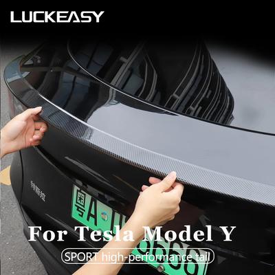 LUCKEASY Per Tesla Model Y -2023 Accessori Styling Auto ABS SPORT Ala Spoiler Posteriore Baule Ad Alte Prestazioni Coda