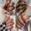 Removable Short Solid Color Nail Tips - Advanced Wearable Nail Art