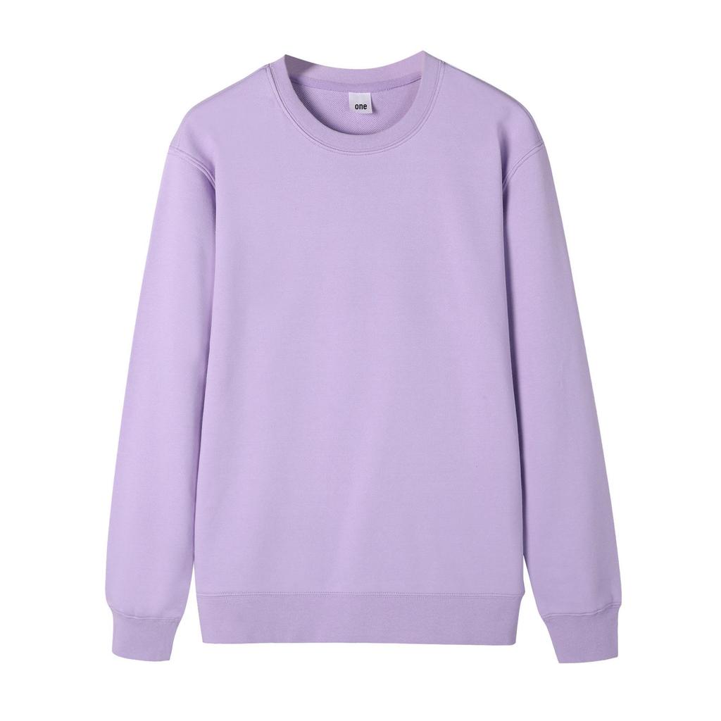 Damen Weißes Pullover-Sweatshirt im koreanischen Stil mit Rundhalsausschnitt - Reine Baumwolle, Trendig für Frühling/Herbst 2024