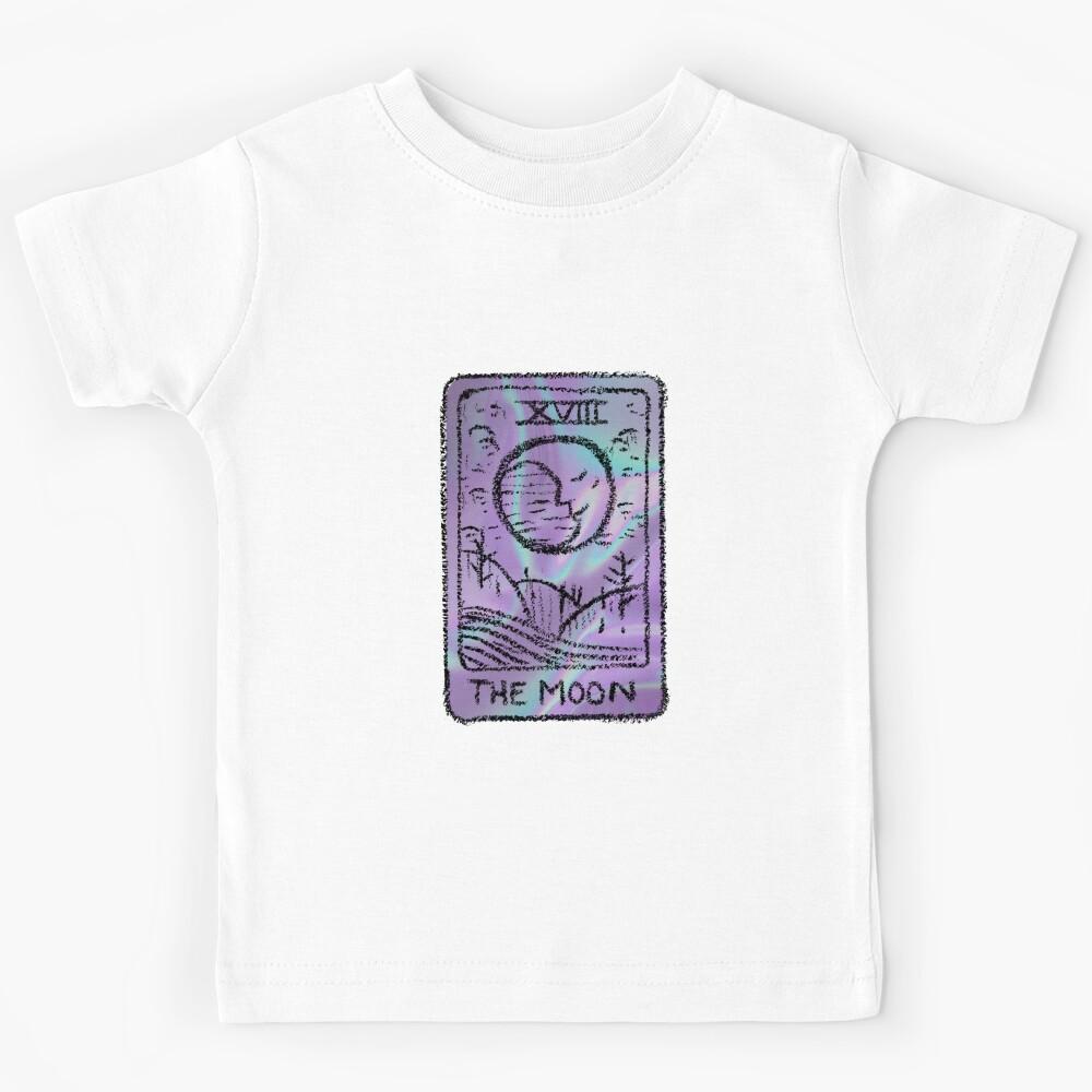 Psychedelic Moon Tarot Kids T-Shirt 170