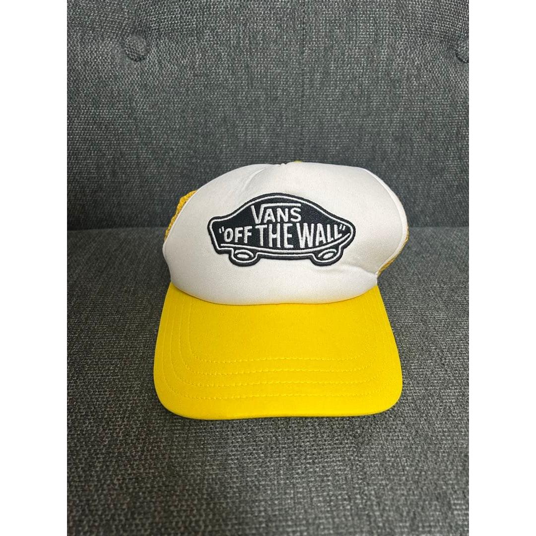 Used VANS mesh cap white/yellow