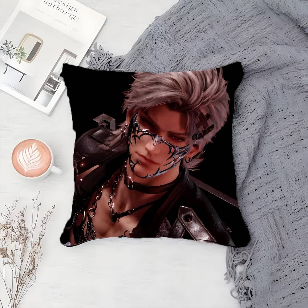 L-Love And Deepspace-MT Handsome Man Sylus Pillow Case Printing Pillowcase Living Room Sofa Cushion Cover Bedroom Room Decor