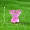 Luminous Auricle Fox Figurine Decorative AccessoriesMicro-landscape Mini Desktop Ornaments