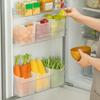 4Pcs Refrigerator Organizer Food-Grade Plastic Storage Container BPA-Free Fruits Vegetables Fridge Storage Box Kitchen Organizer