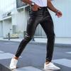 Men's Leather Trousers Slim Casual Locomotive PU Leather Trousers Outdoor Leggings