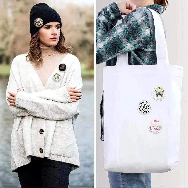 10 ШТ./УПАК. Зберігання Аніме Мерч Пластик Зроби Сам Прозорий Корпоративний Подарунок Значок Pixiv Портативна Колекційна Коробка Захисна Кришка