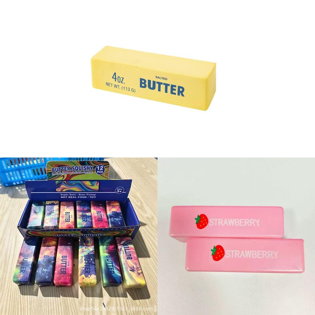 Deformable Stress Relief Toy With Soft Butter Sticks For Office And Home Use