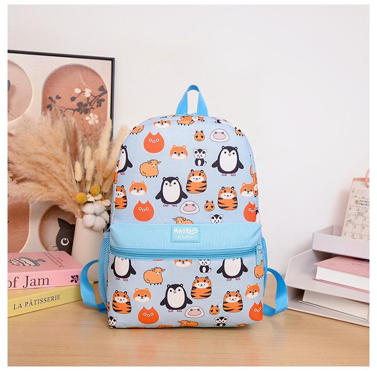 School bag new student fashion cartoon backpack with pencil bag large capacity primary school students multi-color boys and girls backpack batch