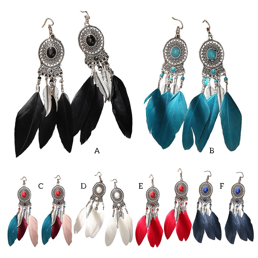 Böhmische Ohrringe Ohrhänger Stil 1 Paar mit klassischem Design Leichte Modeaccessoires Feiertags-Partydeko für Frauen Mädchen