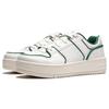 Li Ning Cheese Versatile Comfortable Simple Thick Sole Height Increasing Non-Slip Low-Top Skate Shoes Women sneaker White Green AGCU104-3