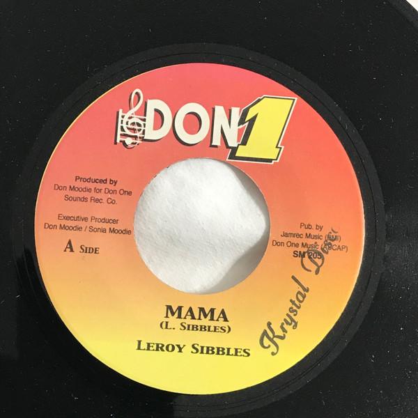 

7inch Record LEROY SIBBLES - Mama SM205 Don One Jamaica Reggae, Ska & Dub Used