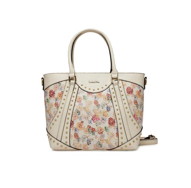 Handbag Laura Vita Amber 02 White