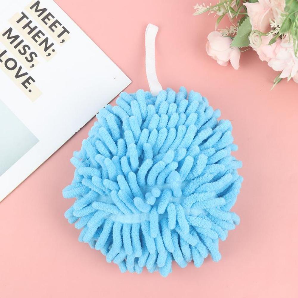 

Быстросохнущее мягкое плюшевое полотенце для рук из синели, плотное кухонное полотенце, впитывающая тряпка для уборки, полотенце для ванной, туалета синий