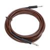 Guitar Cable 6.35mm Male To Male Noise Reduction Flexible Coaxial Instrument Cord for Bass Amplifier Keyboard