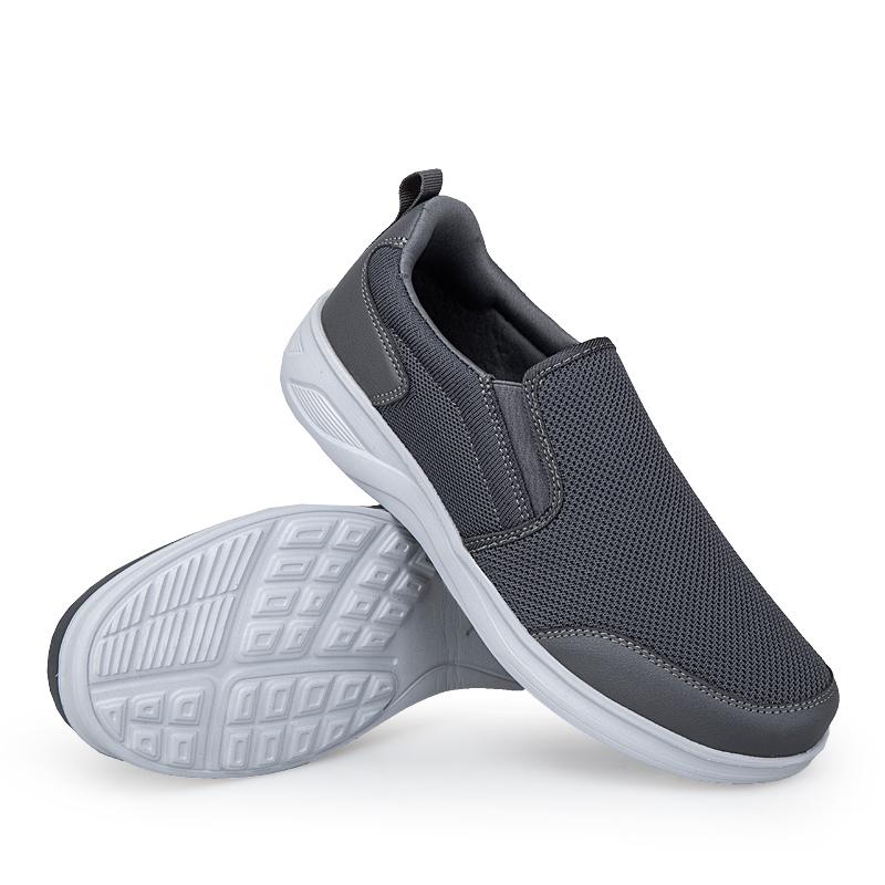39-45 Simple Anti-slip Casual Sneakers Mesh Cloth Breathable Loafers Shoes Ultralight Running Men's Shoes Walking Free Shipping