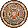 Swivel Chair Floor Mat Retro Ethnic Style High-end Sofa Coffee Table Mat Light Luxury Round Cloakroom Dirt-resistant Living Room Carpet