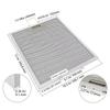 Range Hood Grease Filter Replacement Mesh Filter Kitchen Exhaust Fan Filters Metal Texture for Kitchen Ventilation