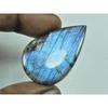 26X42X03MM Natural Purple Spectrolite Labradorite Pear Cabochon Gemstone G-74