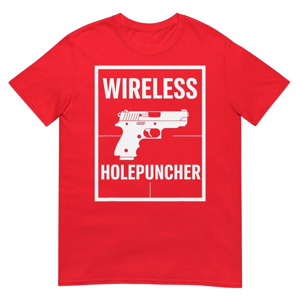 Wireless Holepuncher Weapon Silhouette TShirt S