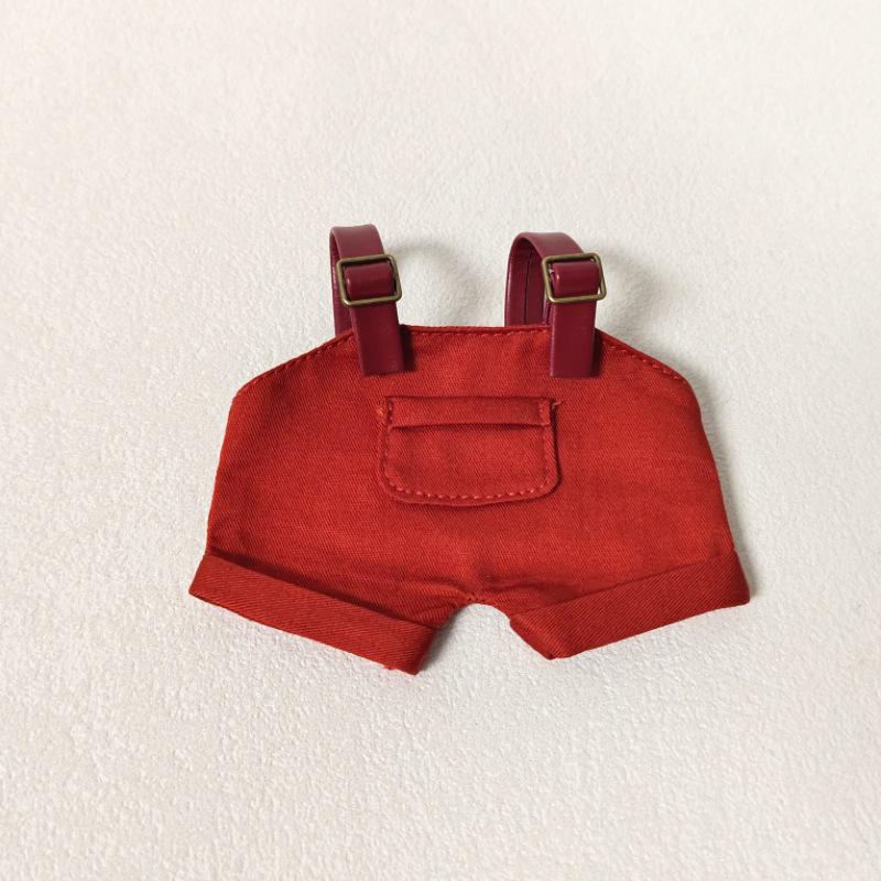 Labubu Doll Outfit: Fisherman Hat & Overalls Set for First and Second Generation