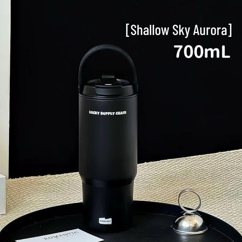 

Large Capacity Stainless Steel Insulated Sports Water Cup with Straw In Stock