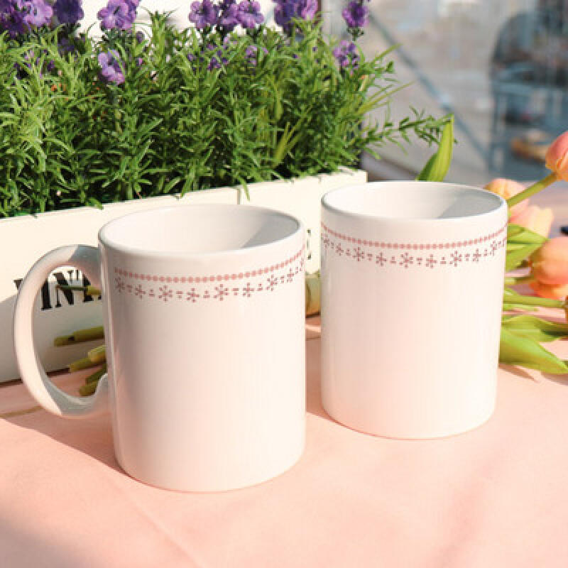 tb858-Design Mug 2p-Flower-shaped Polka Dot Line