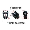 Y-Connector Hydraulic Tie Rod Cylinder Cast Steel Welded Fisheye Y-Fitting HOB I Type