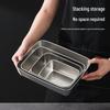 Cmaos 316 Stainless Steel Drainable Food Storage Container Set