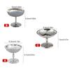 Stainless Steel Ice Cream Bowl Elegant Dessert Cup for Home Parties and Social Gatherings Sorbet and Mousse Serving Dish